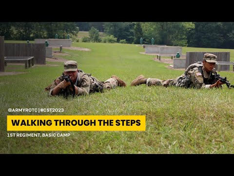 Walking through the Steps | 1st Regiment, Basic Camp | CST 2023