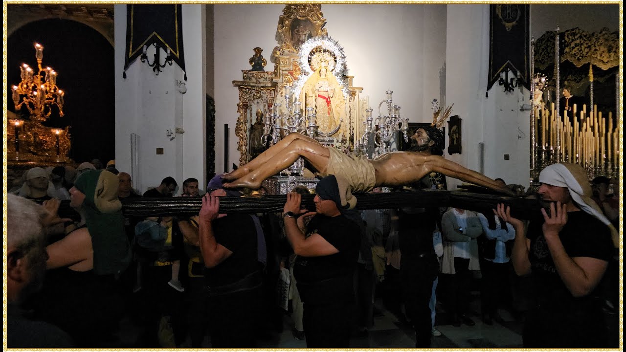 4K - STMO CRISTO DE LA VERA+CRUZ SUBIDA AL PASO (GUILLENA) SEVILLA 2025
