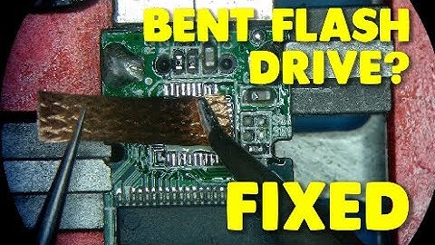 recover data from bent flash drive