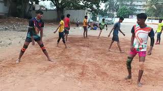 Ankle hold practice in kabaddi