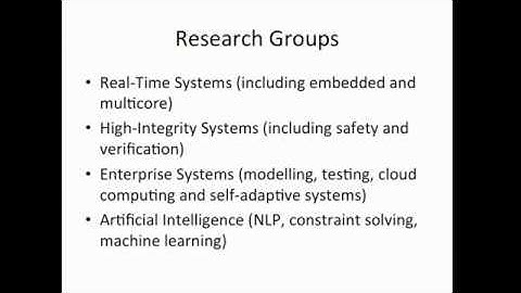 Event slides: Doing a PhD in Computer Science at the University of York