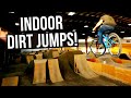 Dirt Jumping at this Indoor Bike Park