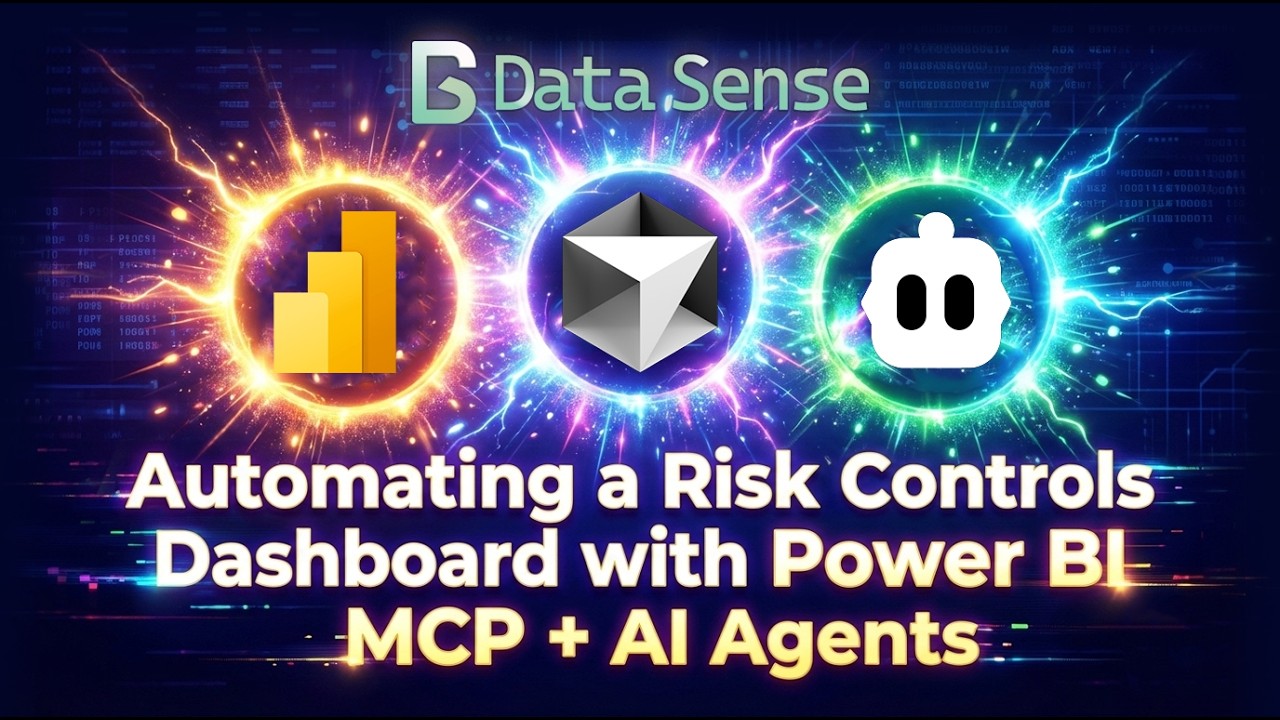 AI agent automating PowerBI risk control dashboard creation