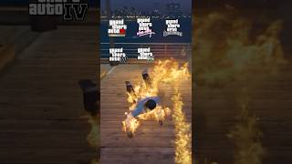 What Happens If You Jump In Water While Under Fire in Every GTA Game? 🤯