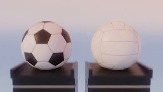 SOFTBODY RACE | Football vs Volleyball screenshot 2