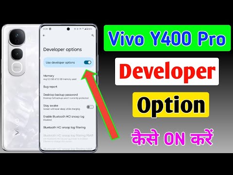 Vivo y400 pro 5g me developer option kaise on kare/how to enable Developer option settings in vivo