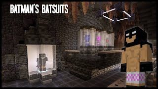 Batman’s Batsuits │ Batcave Build │ Minecraft Vanilla Survival