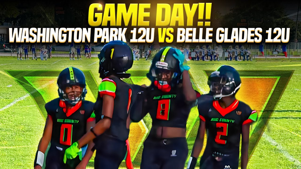 GAME DAY!! | (Washington PARK Bucs 12U vs Belle Glades 12U)