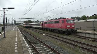 RXP9901 en Gff 111 056 met SBB IC rijtuigen te Sevenum en Venlo