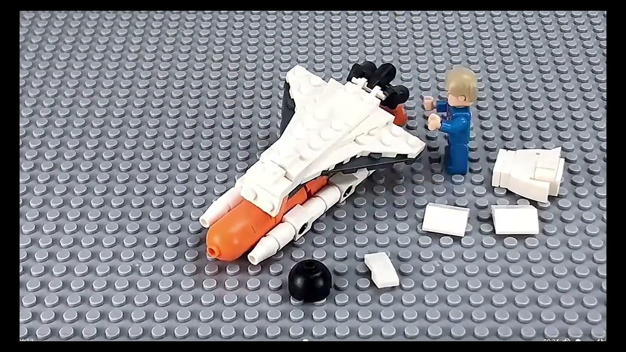 Universe Lego Compatible Spacecraft Educational / Creative Building Blocks Kids Toy Rocket Shuttle