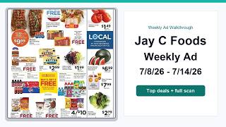 Jay C Foods Weekly Ad (7/8/26 - 7/14/26) Best Deals