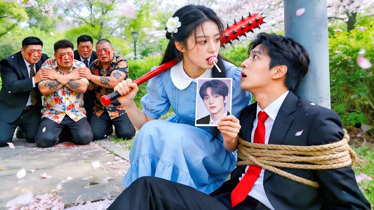 بيفتكرها كيوته عشان معاها مصاصه بس بتصدمه لما بتضرب العصابه كلها عشانه ملخص مسلسل