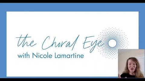 Conducting Irregular Meters   The Choral Eye with Nicole Lamartine