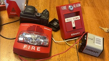 Simplex 4903-9426 TrueAlert SmartSync Horn/Strobe & My 2099-9754 Pull Station