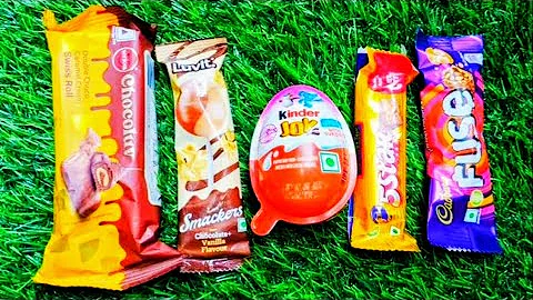 ASMR Most Popular Candys / some lots of colorful rainbow lollipop candy / unpacking chocolate eat 🍭✨