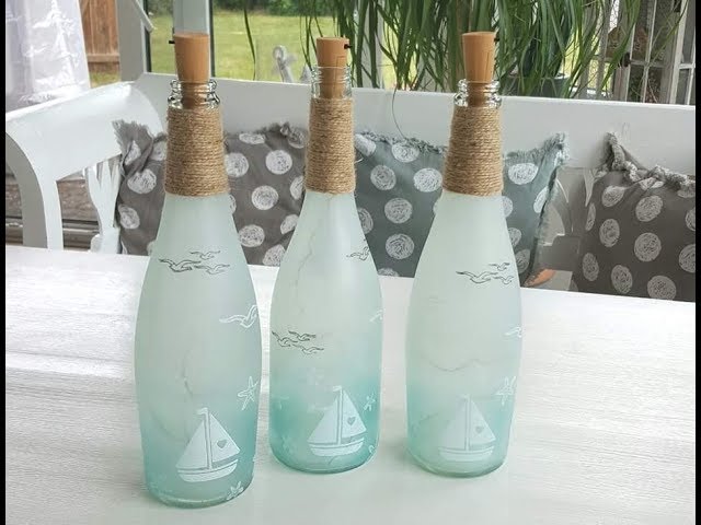 Flaschenlicht DIY Beleuchtete Flasche mit GONIS - Einfach Und Kreativ Decofrost