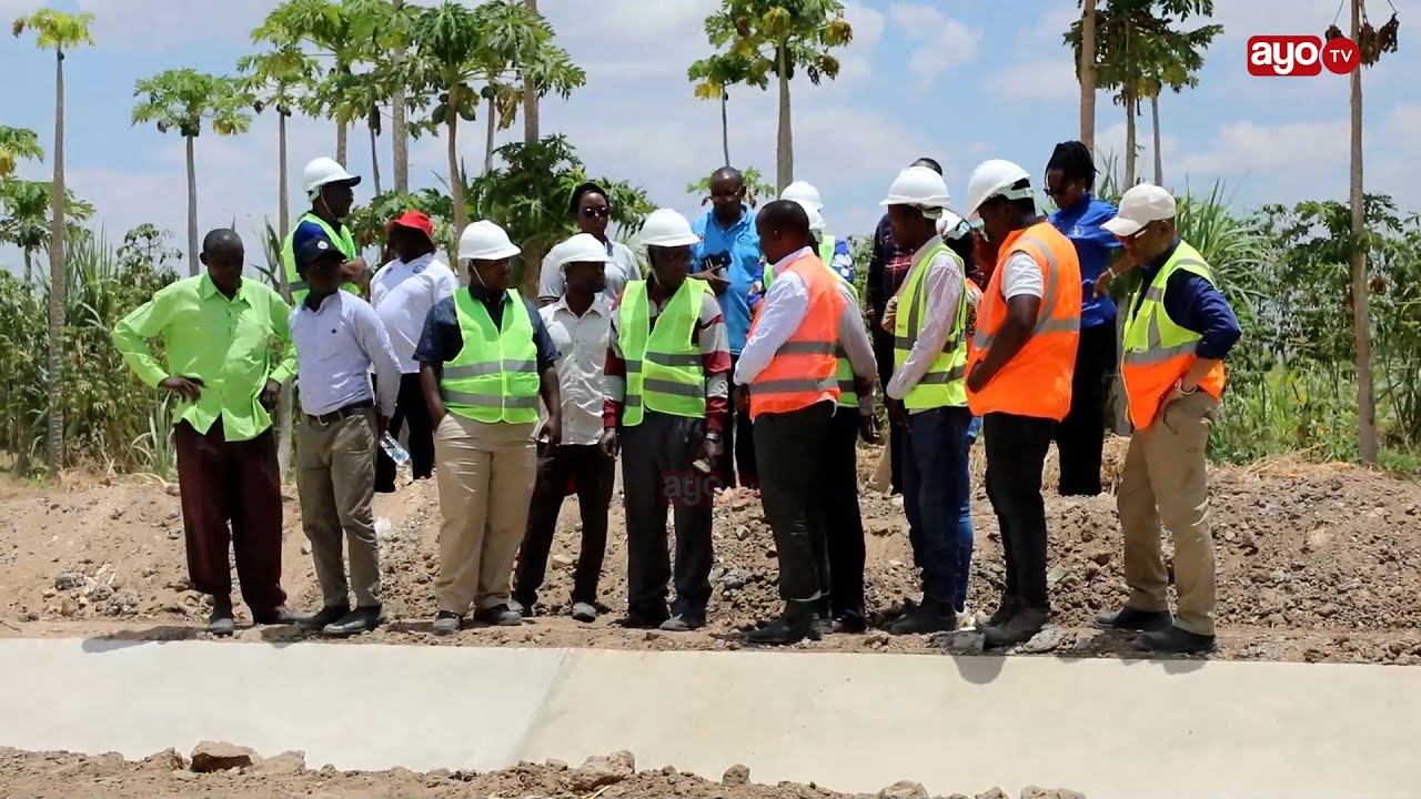 BODI YA UONGOZI TUME YA TAIFA YA UMWAGILIAJI IMEKAGUA MRADI WA UJENZI NA KUMUAGIZA MKANDARASI