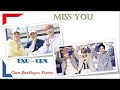 EXO CBX - Miss You. Easy Lyrics (Jap/Rom)