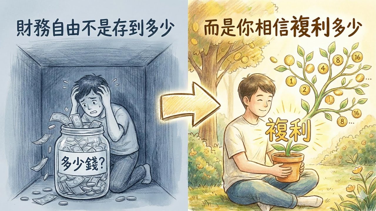 《複利的魔法：普通人的翻身公式》系列【第三十三集】「財務自由不是存到多少，而是你相信複利多少」