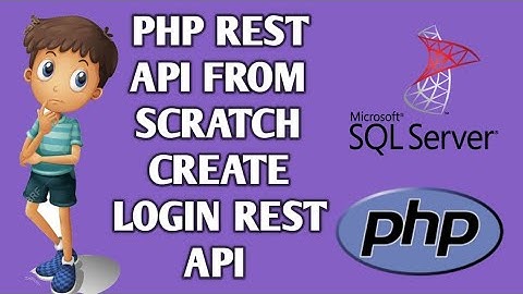 PHP REST API From Scratch | Create Login Rest API in PHP | Make PHP Login Api for Android App