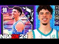 DARK MATTER LAMELO BALL GAMEPLAY! HOW DOES HE COMPARE TO THE OTHER TOP POINT GUARDS? NBA 2K24 MyTEAM