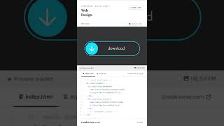 Satisfying Download Button Animation with Loading Effect 😍 #webdevelopment #htmlcss #uiux