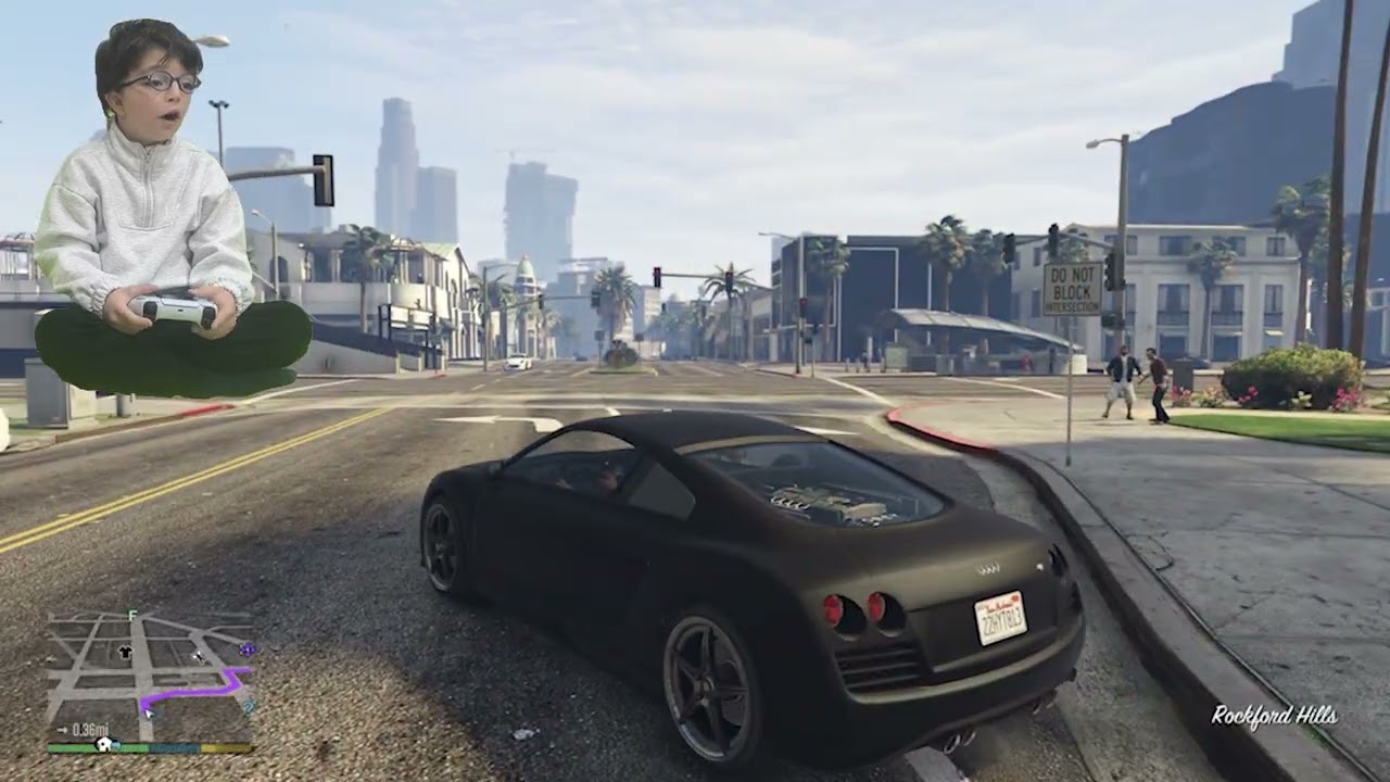 gta5 HS arabası ile soyguna gidiş