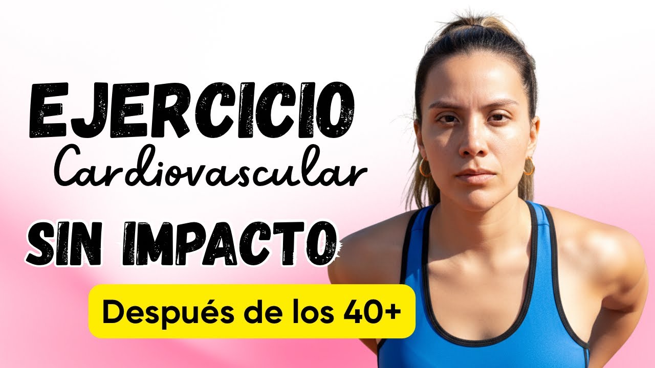 Ejercicio cardiovascular sin impacto para adulto mayor después de los 40 años | Ejercicio seguro.