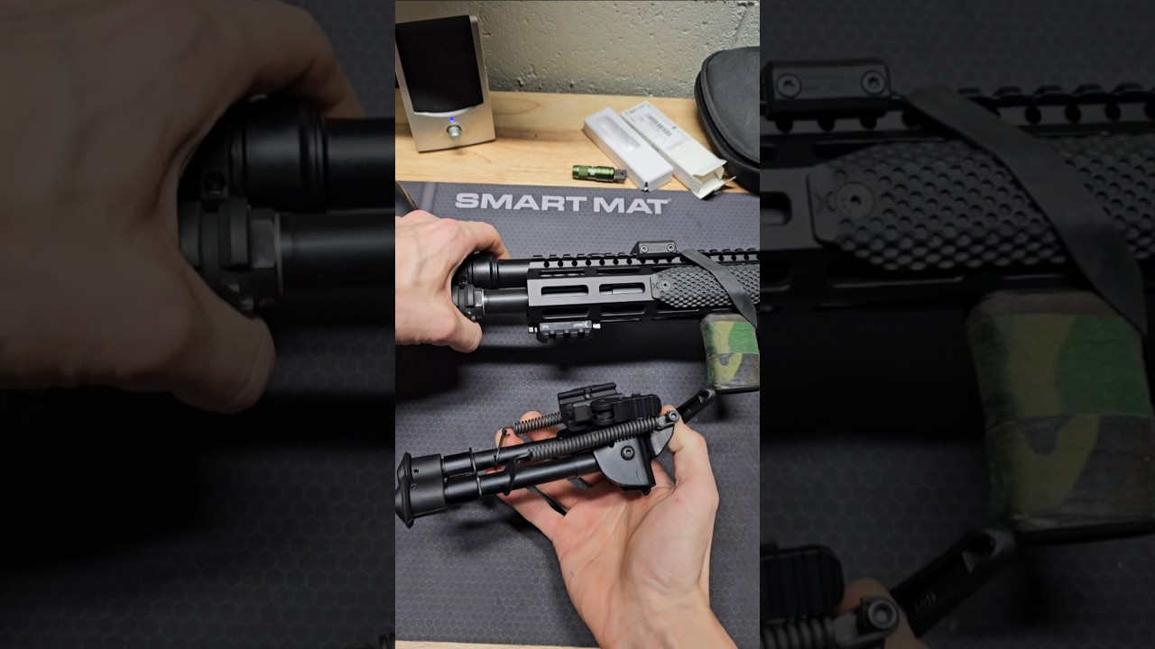 ADM Harris bipod mount coupled with a KDG QD pic slot.