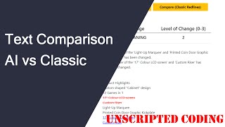 Text Comparison AI vs Classic Approach - 15 mins to code a web app | Unscripted Coding