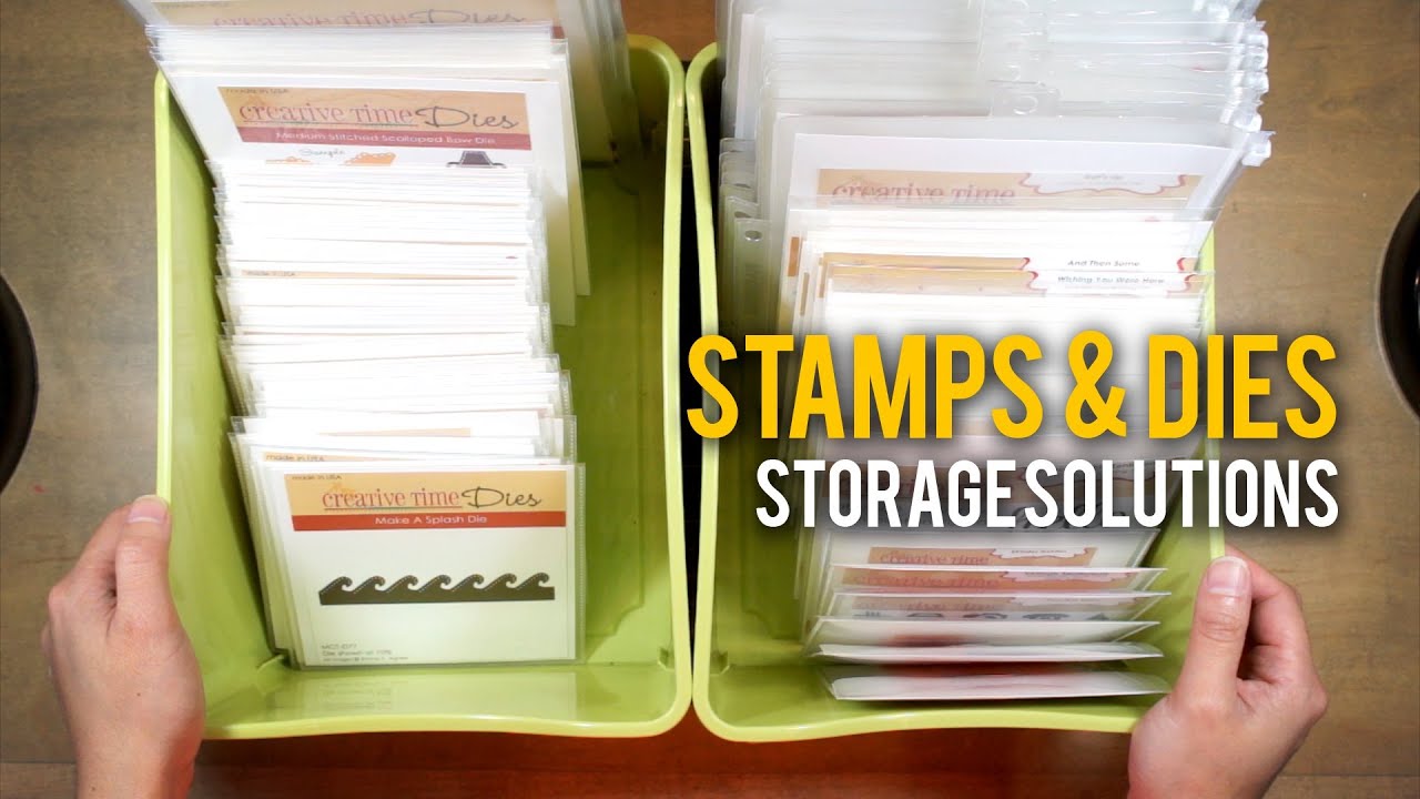 "My Creative Time" STAMPS AND DIES Storage YouTube