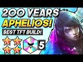 *200 YEARS* ⭐⭐⭐⭐ *APHELIOS is BEST!* - TFT 10.25 Teamfight Tactics RANKED Fates Set 4 Comps Strategy