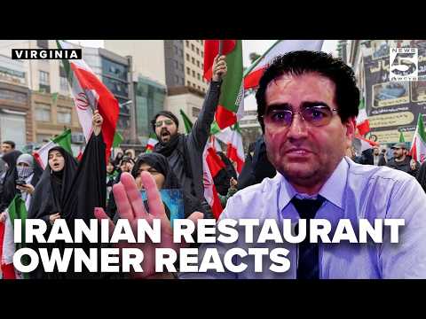 Iranian restaurant owner reacts to killing of Ayatollah Khamenei by US and Israeli forces