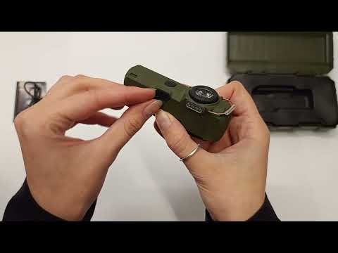 Ліхтарик-запальничка армійська MULTIFUNCTIONAL D51-COB. GF-455 Колір: зелений, видео 1