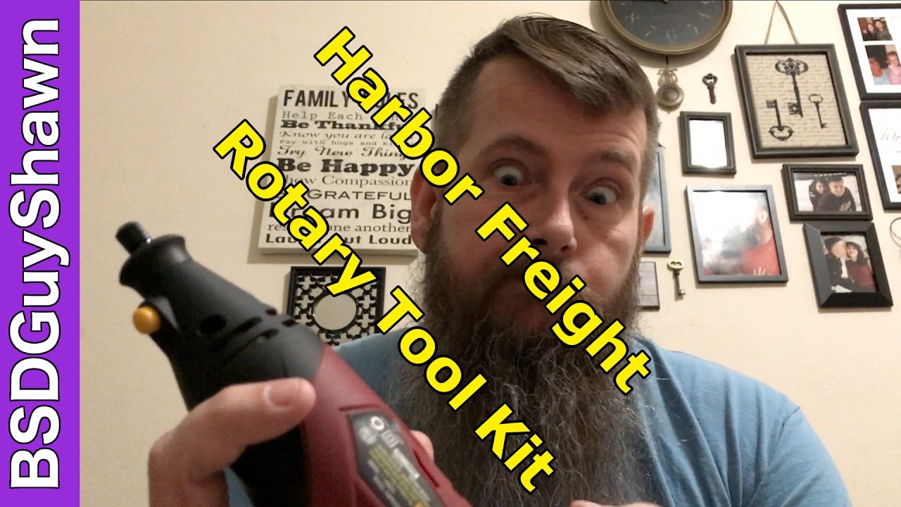 Harbor Freight Rotary Tool Kit 68696 YouTube
