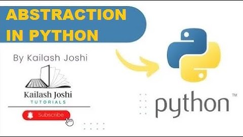 Abstraction in Python | Python Abstraction Concept | Python Tutorials for Beginners in Hindi #75