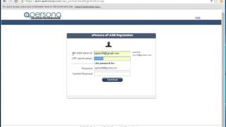 Session 1: aPersona ASM Admin Account Activation