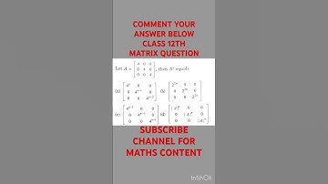 Matrix Question|| #jee #nda #mathematics #mathstricks #iitjee #main #jeemain #mathfact #matrix #mcq