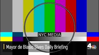 LIVE: NYC Mayor De Blasio Holds Daily Briefing