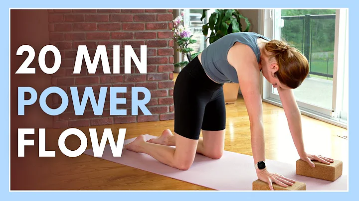 20 min Power Yoga Flow with Blocks - Connect & Str...