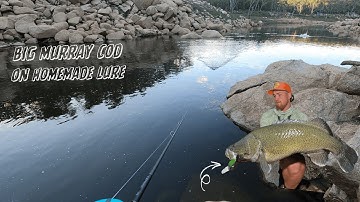 Big Topwater Murray Cod On Homemade Lure!!