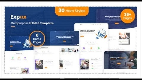 Expox | Multipurpose HTML5 Template | Themeforest Templates