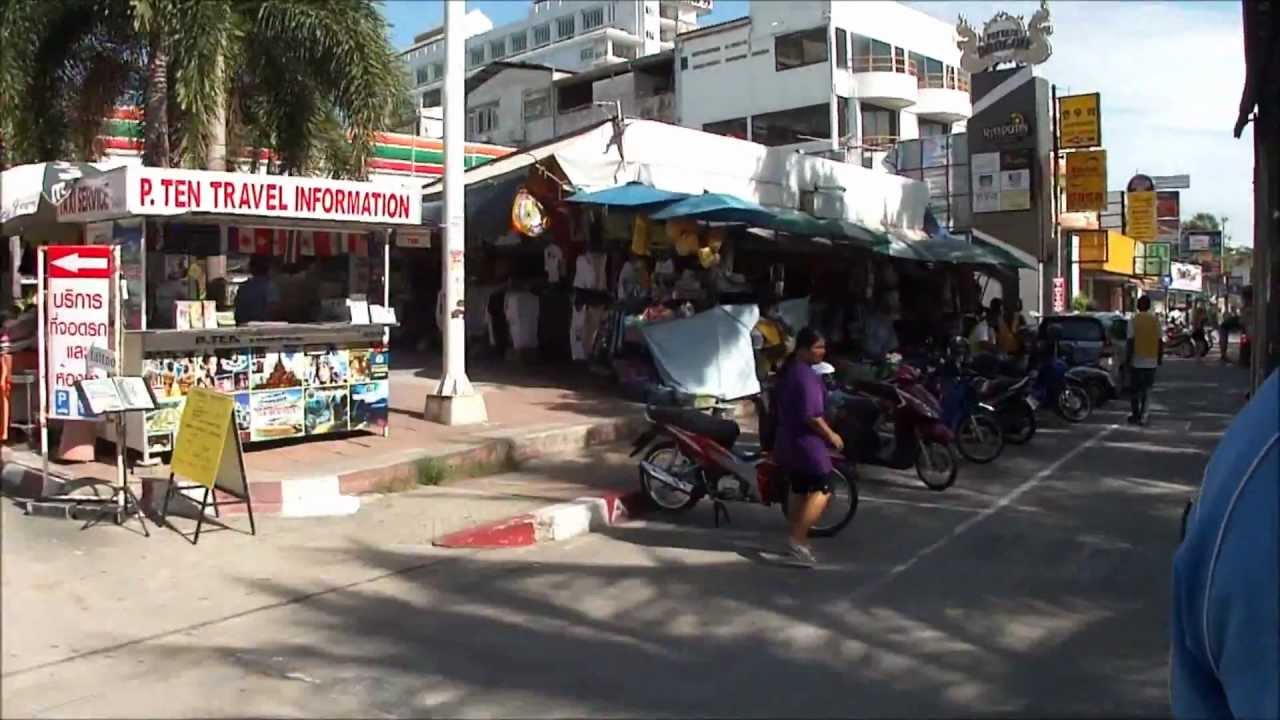 Pattaya beach road 2011 - YouTube