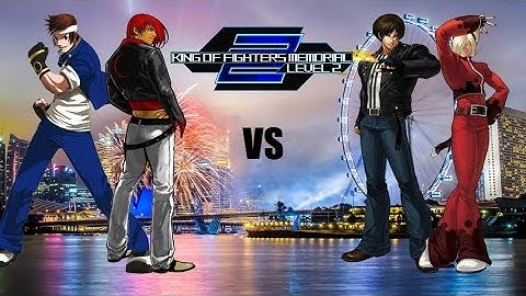 [KOF Mugen] Shingo Yabuki (New) & Iori Yagami (XIII) VS Kyo Kusanagi (SP) & Ash Crimson