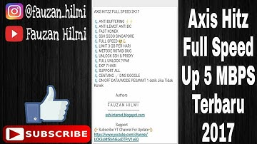 AXIS HITZ FULL SPEED 2017 HTTP INJECTOR BUG BARU