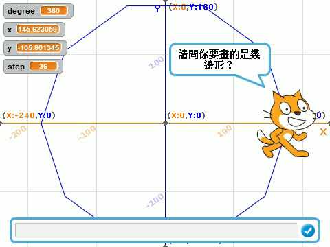 scratch畫正多邊形