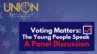Voting Matters: Young Voters Panel Discussion