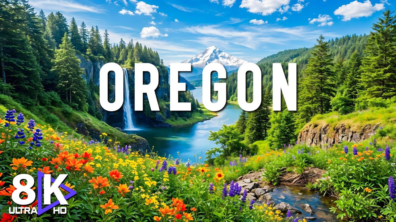 OREGON 8K (UHD) - Breathtaking Nature, Pure Tranquility & Stunning Scenic Beauty