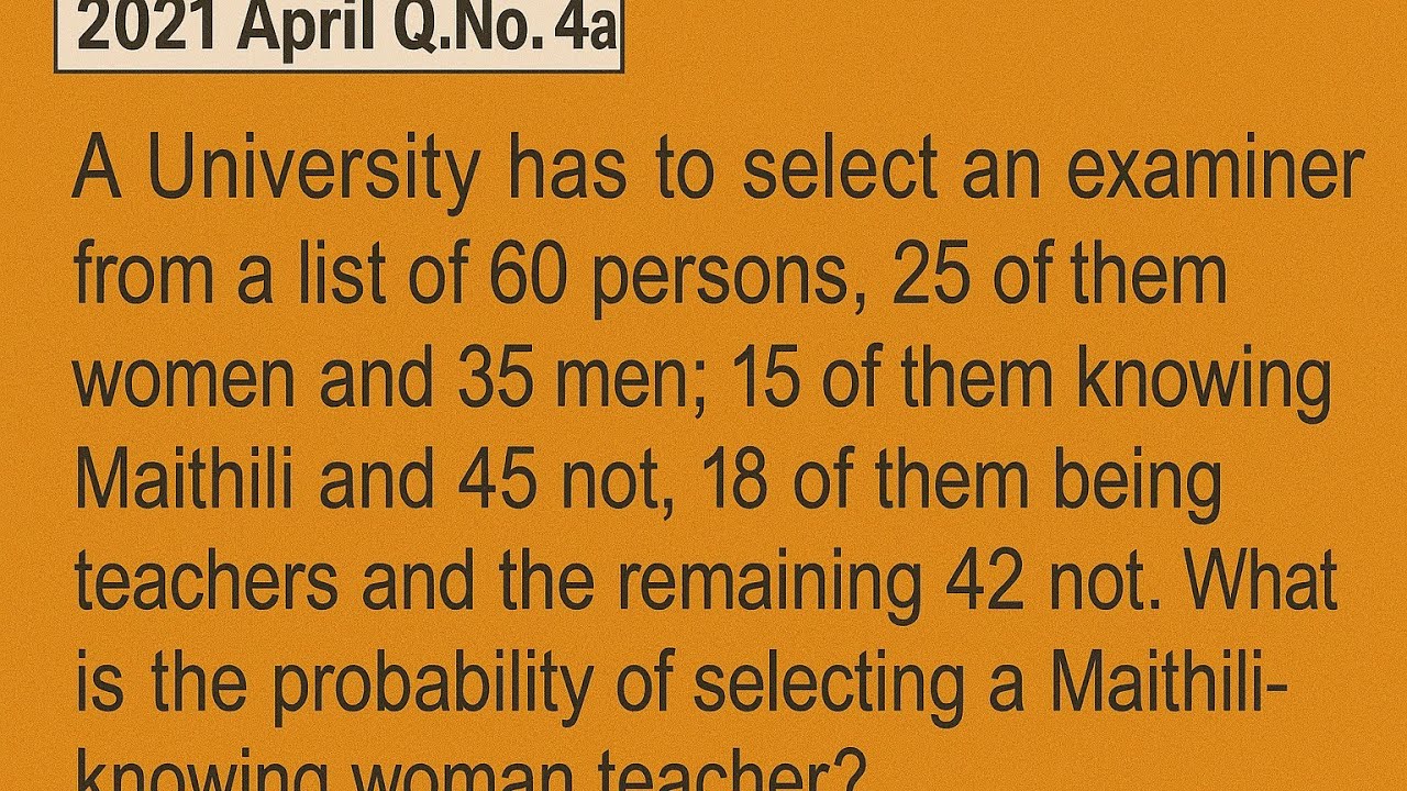 Probability - Part 2 | Statistical Method | MBS 1st Semester | Step-by ...