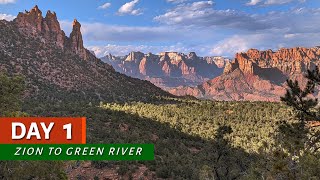 DAY 1: Leaving Zion via Eagles Crags | Zion to Green River Hike VLOG